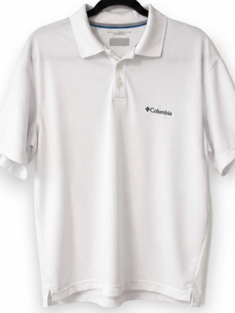 Columbia Omni-Shade Performance Polo Shirt White Golf Shirt Men’s Medium/Large